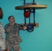 Members of Joint Task Force Empire Shield test out some new fitness equipment