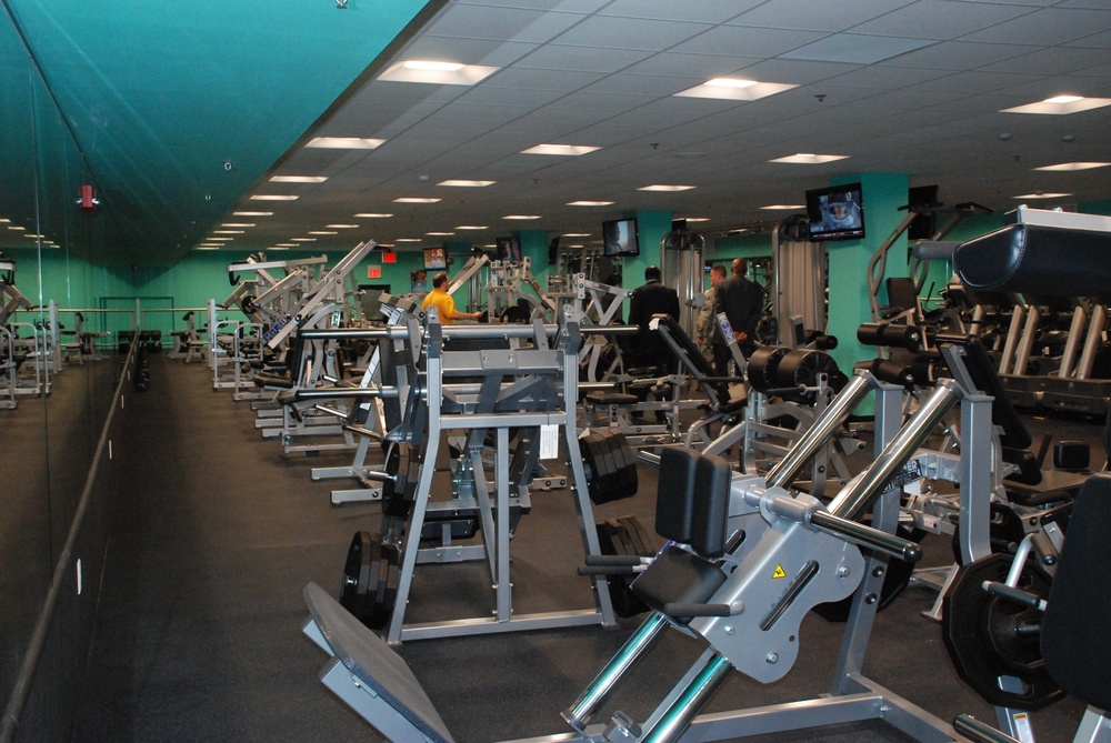 New fitness equipment in renovated center at Fort Hamilton