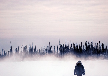 Ice bridge builders; 56th Engineer Company spans frozen Alaska waterways