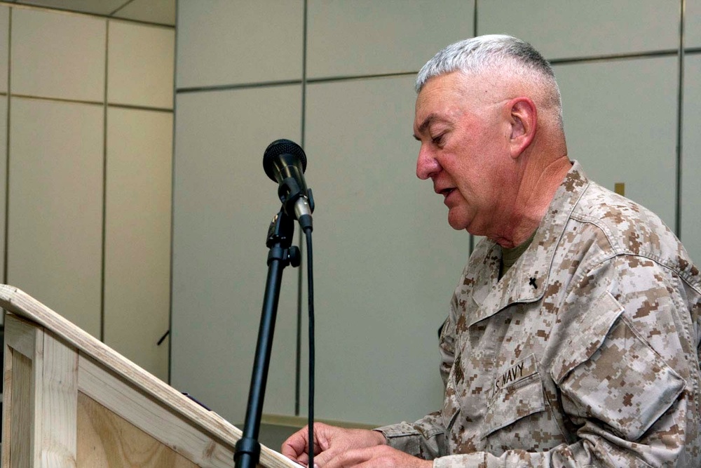 Afghanistan chapel dedicated to fallen Marines