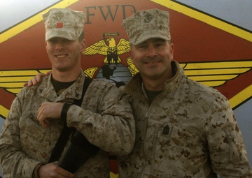 Marine sergeant major serves with son in Afghanistan