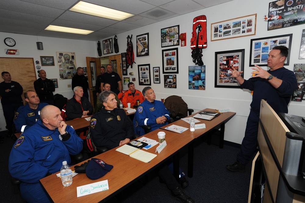 US Coast Guard Advanced Helicopter Rescue School hosts joint agency training in Astoria, Ore.