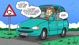 It's 'round about' time to learn to drive the British way