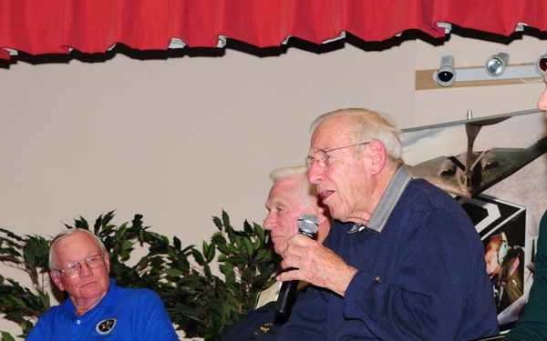 Neil Armstrong lands at RAF Mildenhall