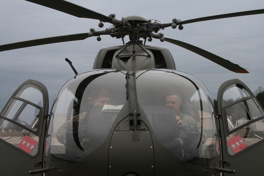 MIDEP receives demo of the Army's Light Utility Helicopter