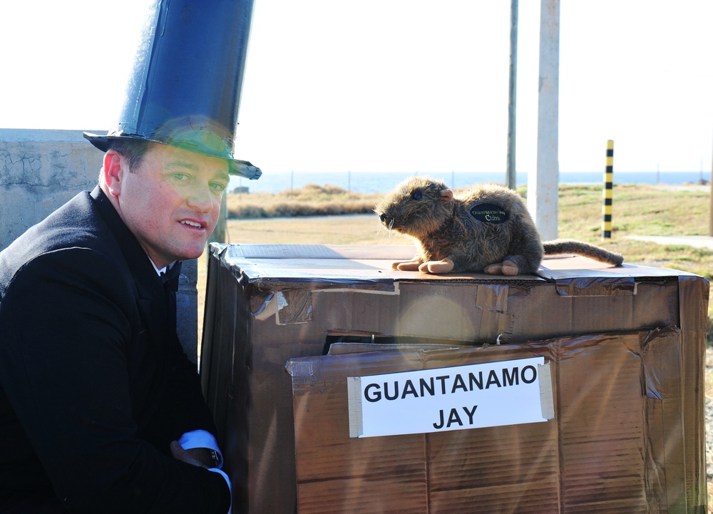 Guantanamo Jay sees his shadow