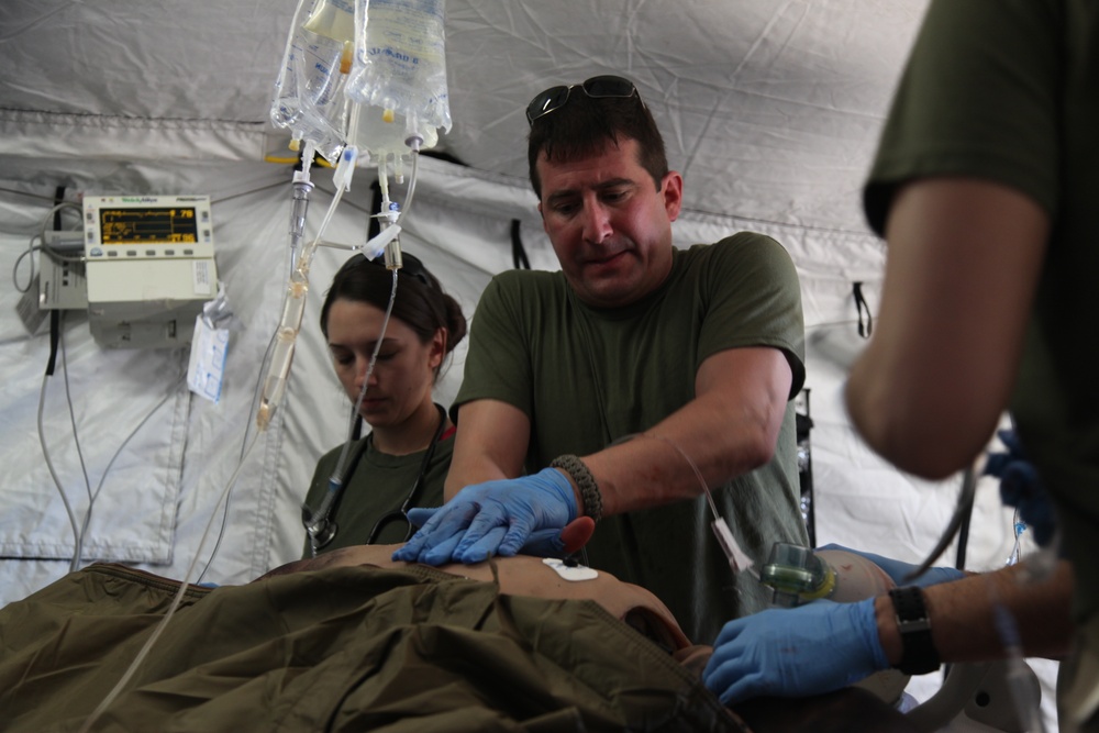 Realistic simulation helps Navy corpsmen deal with stress