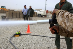 Hot topic: SMU Marines receive fire safety training