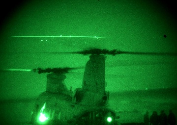 Marines, Japanese swim to the shore under stealth of night