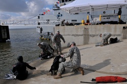 Army engineer divers conduct patching mission [Image 3 of 3]