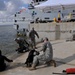 Army engineer divers conduct patching mission