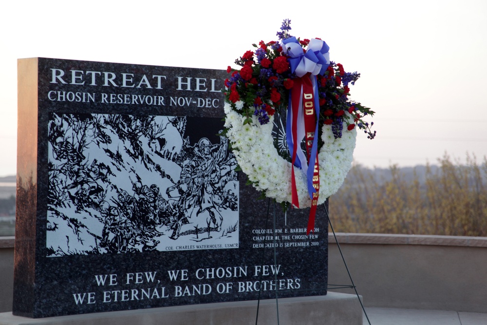Vets commemorate Korean War at Camp Pendleton's 'Chosin Few' Memorial Monument