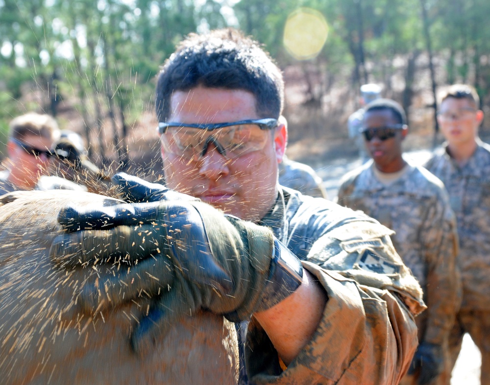 307th Engineers, SAW competition sandbag load event