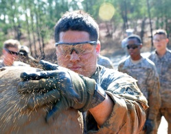 307th Engineers, SAW competition sandbag load event [Image 1 of 5]