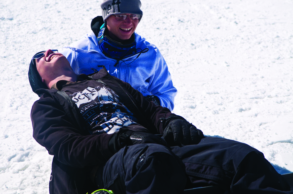 Single Marines hit snowboarding scene