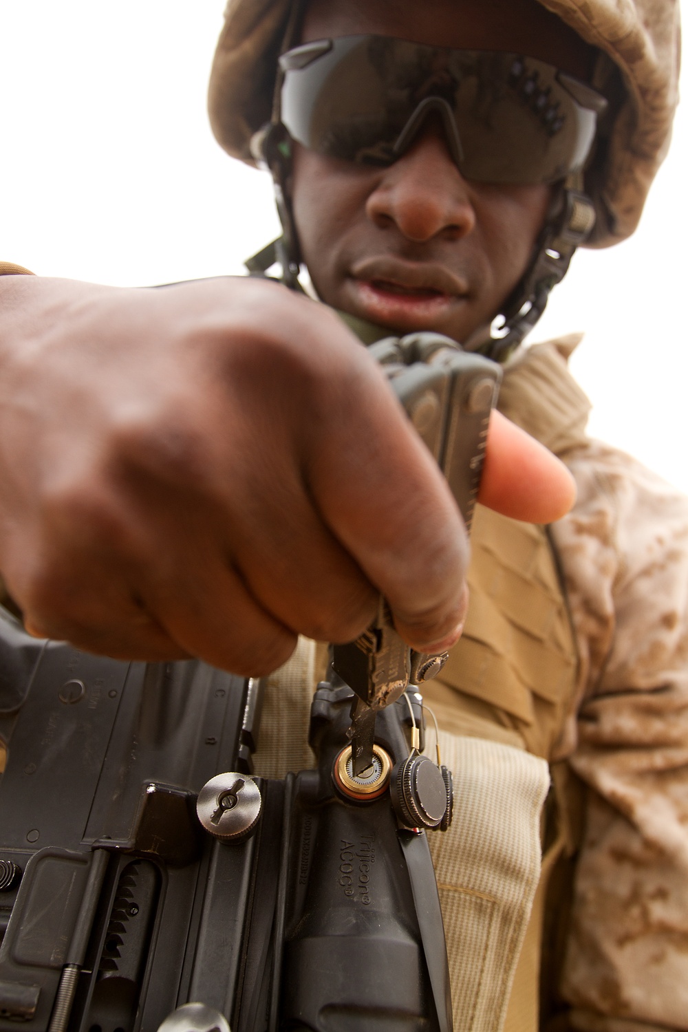 RCT-5 conducts combat marksmanship training at deployment halfway mark