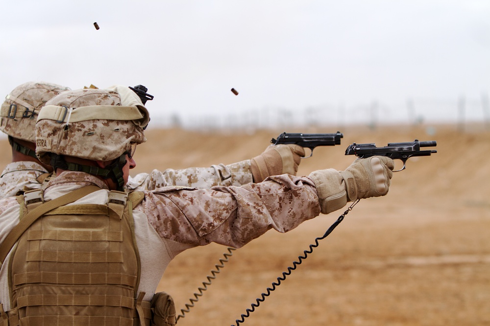 RCT-5 conducts combat marksmanship training at deployment halfway mark