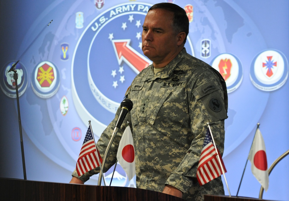 US Army Pacific commander takes part in mock press conference at Yama Sakura 61