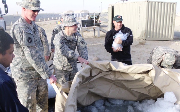 Minnesota Polar Bear Plunge in Kuwait