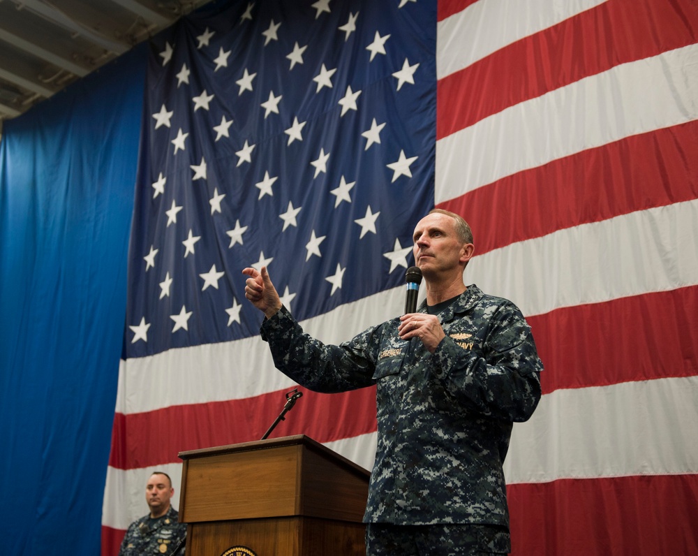 USS WASP activity