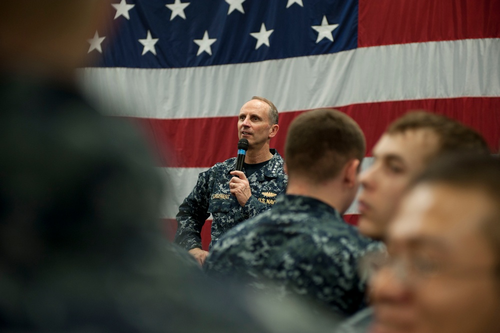 USS WASP activity