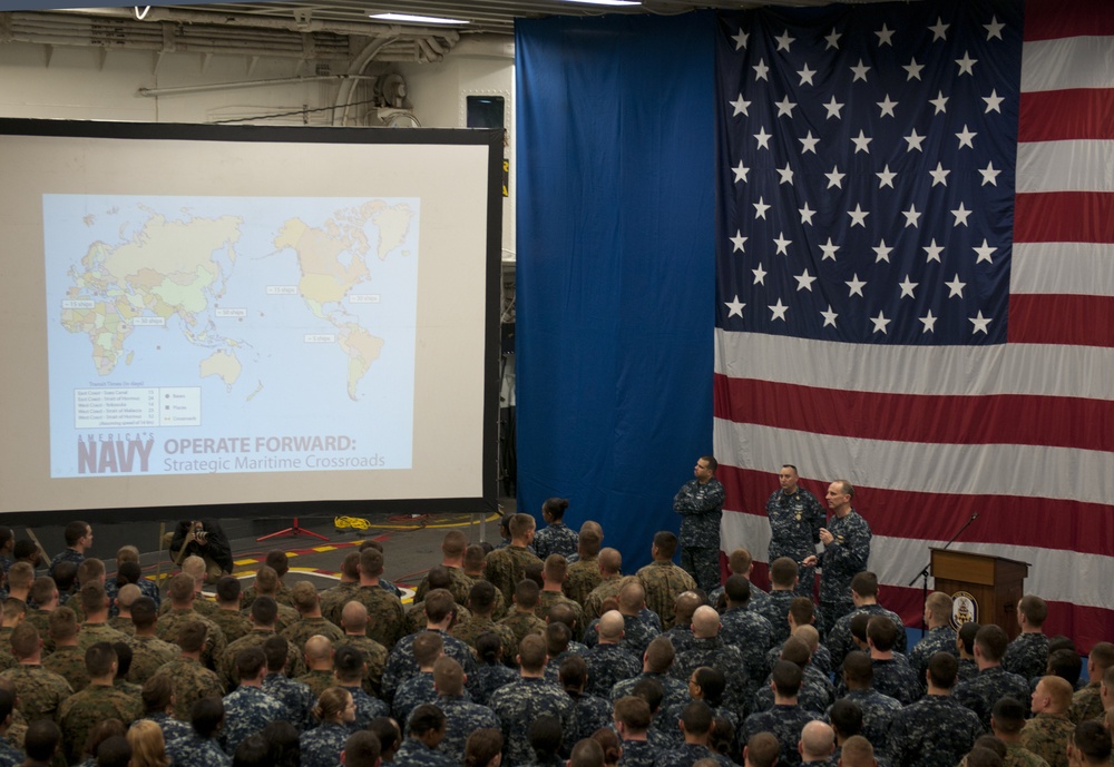 USS WASP activity