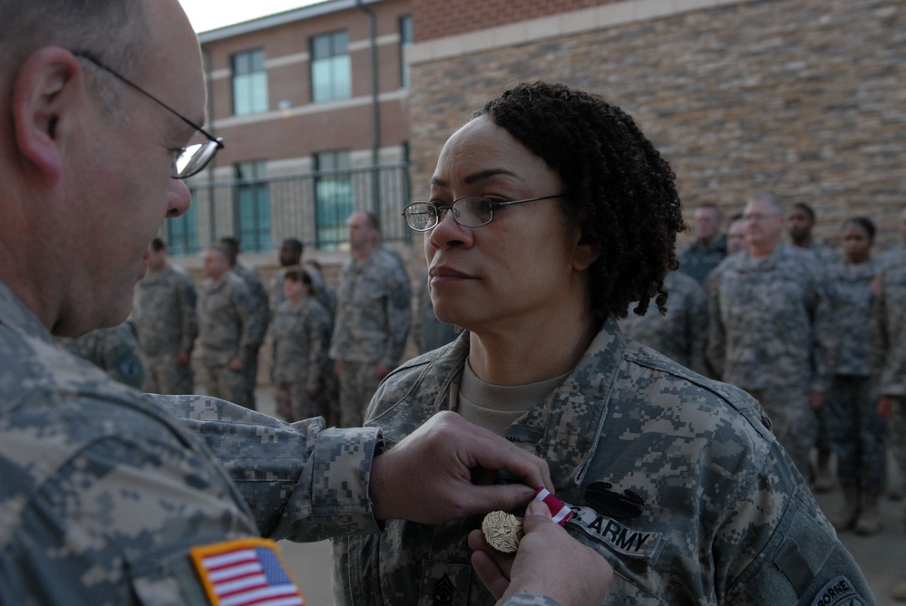 A few civil affairs soldiers start new year off with honorable mention