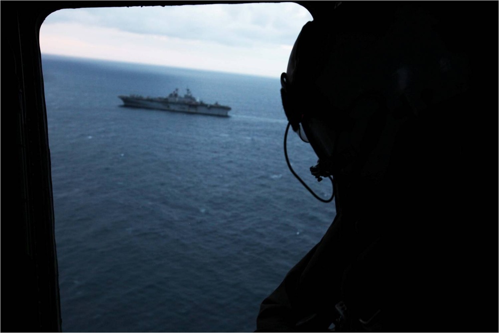 U.S Marine Corps CH-53 Super Stallion assists Bold Alligator