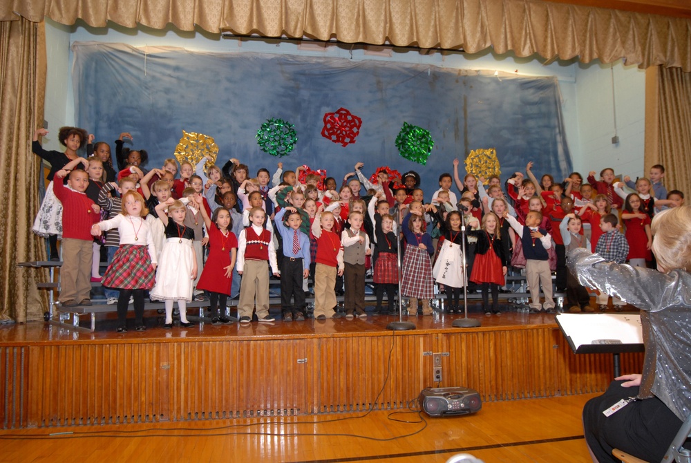 Holiday cheer at Welch Elementary School