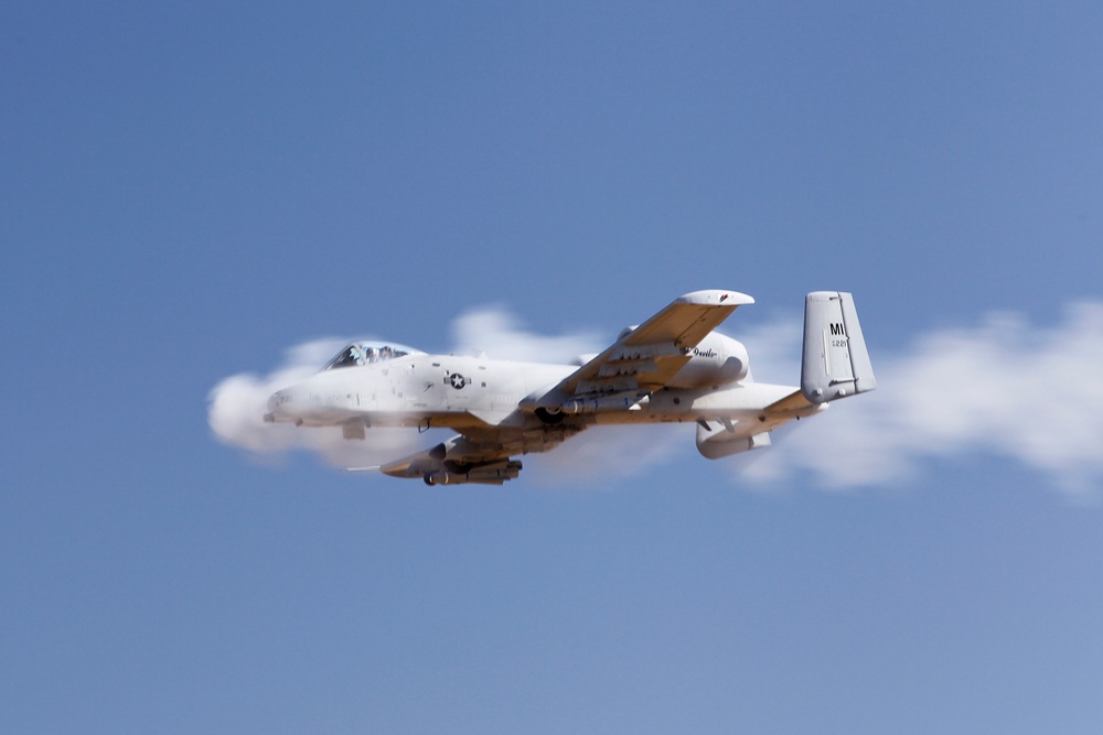 A-10 in flight