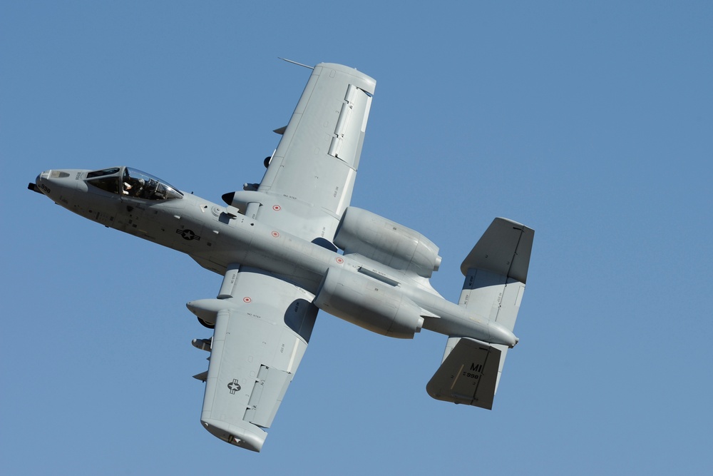 A-10 in flight