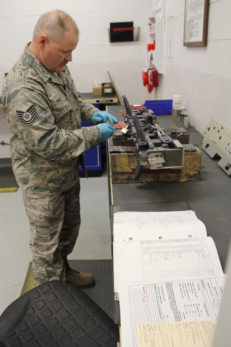 Clean up day in the armaments bay