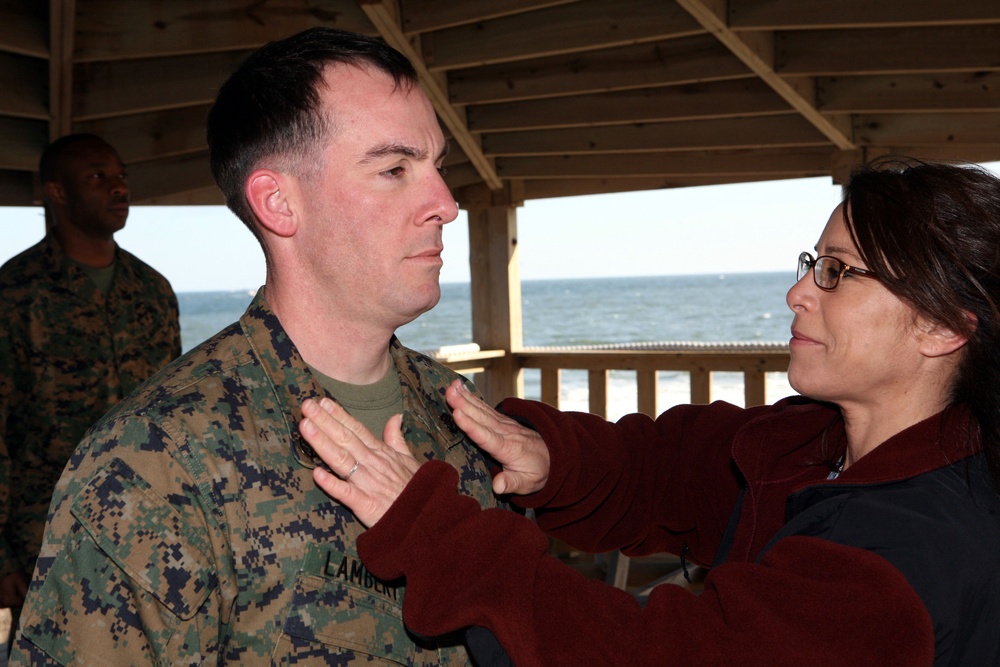 Longtime Chesterville, Maine, resident and Marine OIF veteran is promoted to next rank