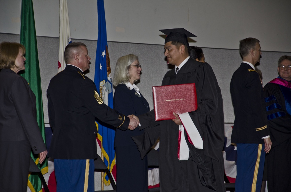JBLM's first combined college graduation