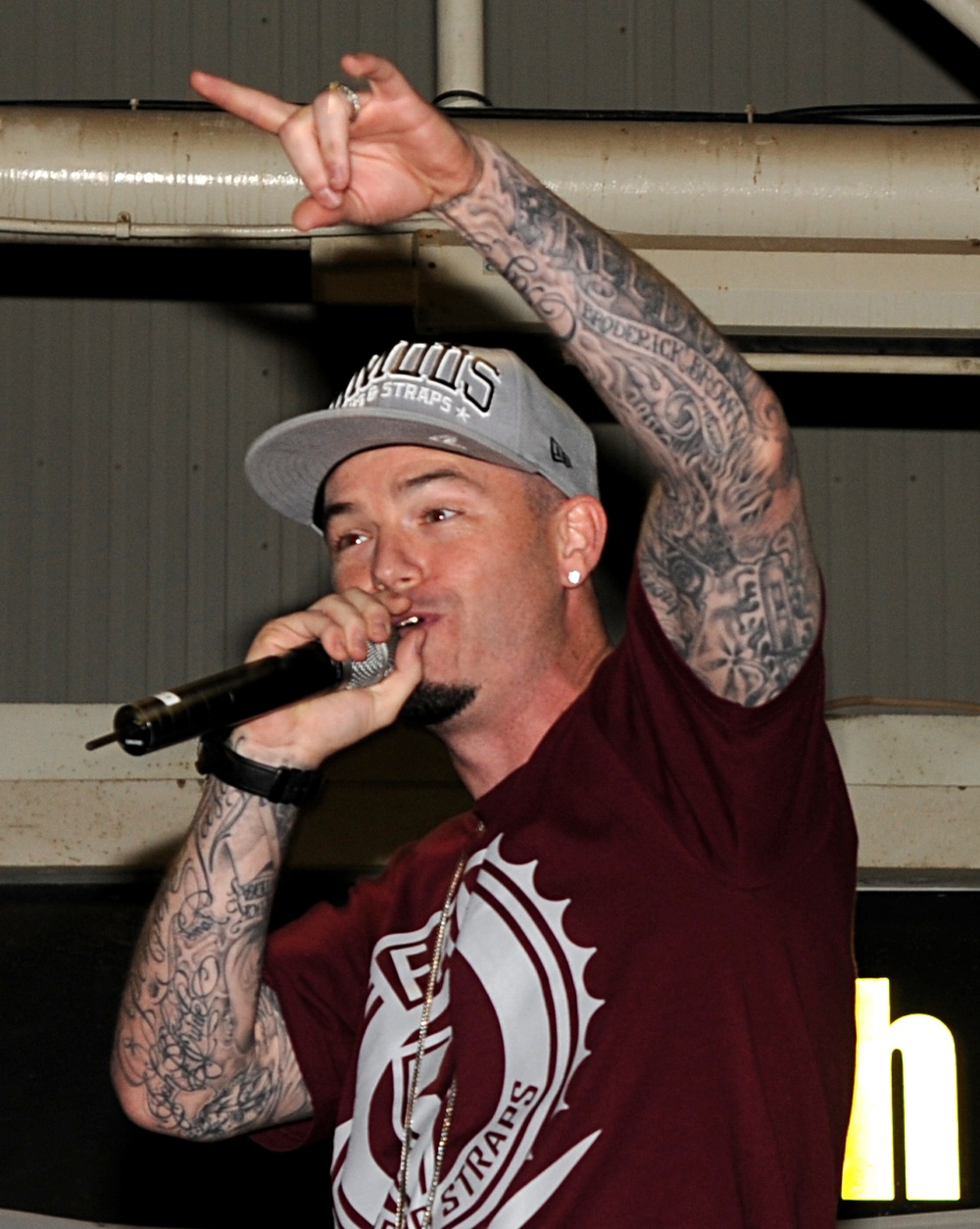 Paul Wall performs at Chapman Activity Center Pavilion