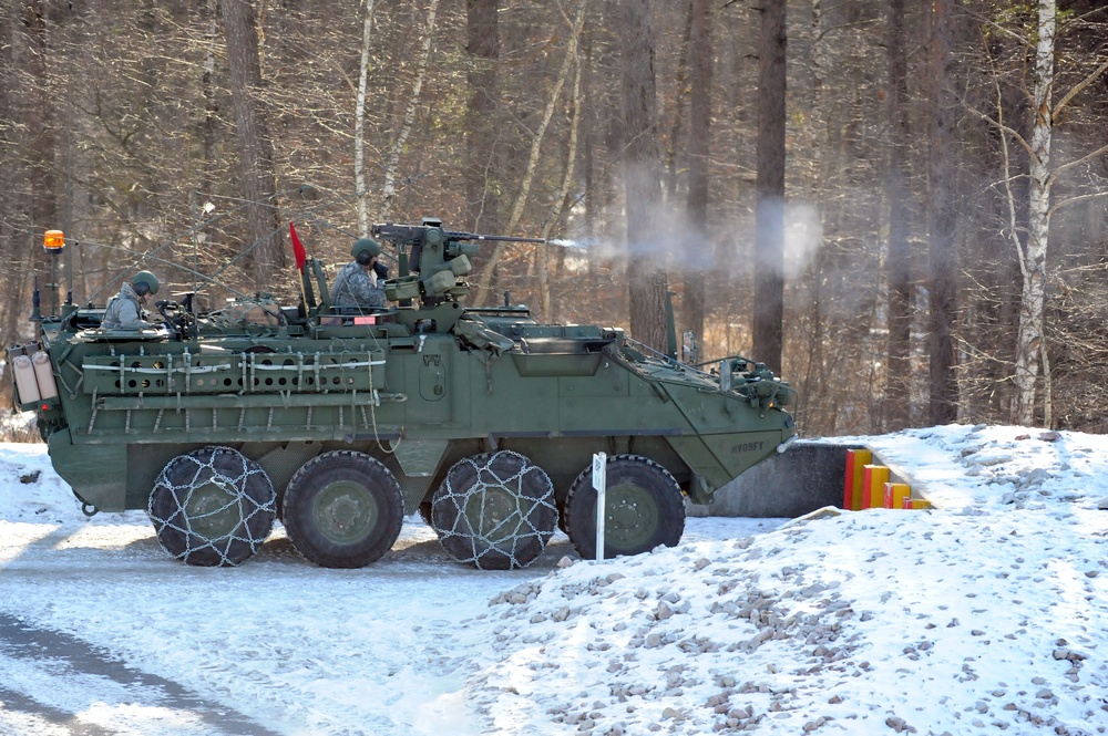 I Company, 3rd Squadron, 2nd Cavalry Regiment conducts gunnery exercise