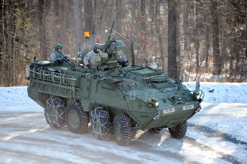 I Company, 3rd Squadron, 2nd Cavalry Regiment conduct gunnery exercise