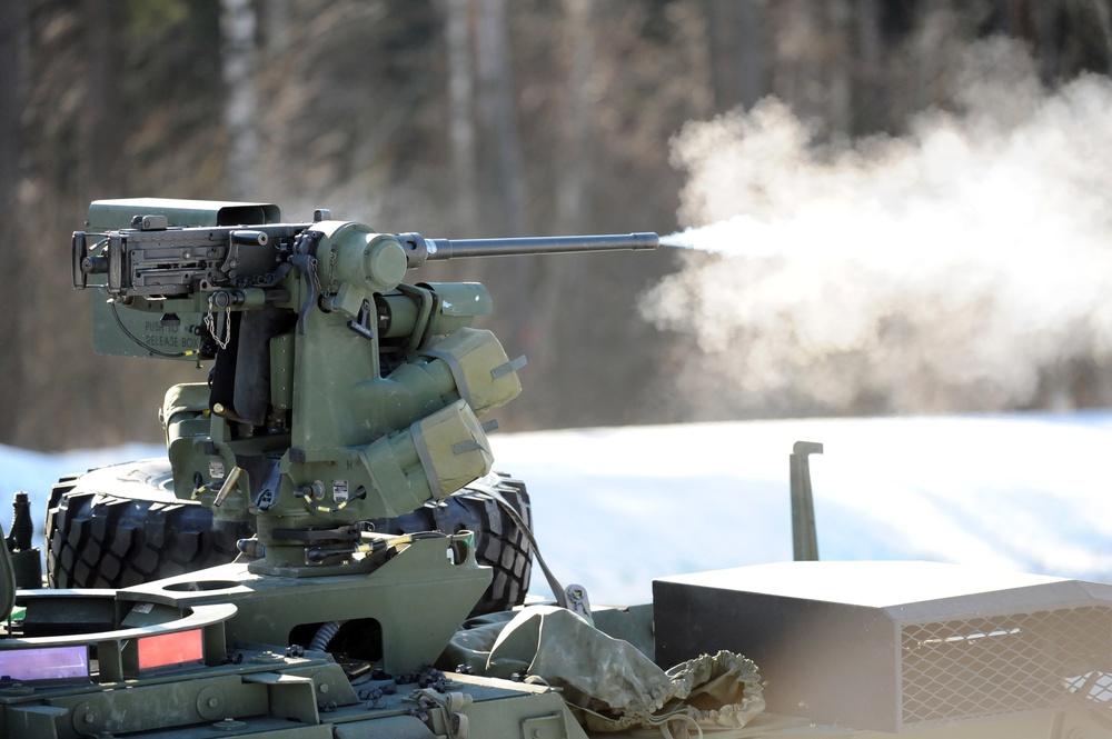 I Company, 3rd Squadron, 2nd Cavalry Regiment conduct gunnery exercise