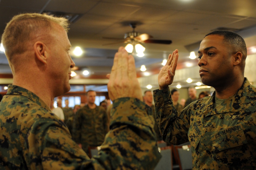 Houston native earns the rank of master gunnery sergeant in the Marine Corps