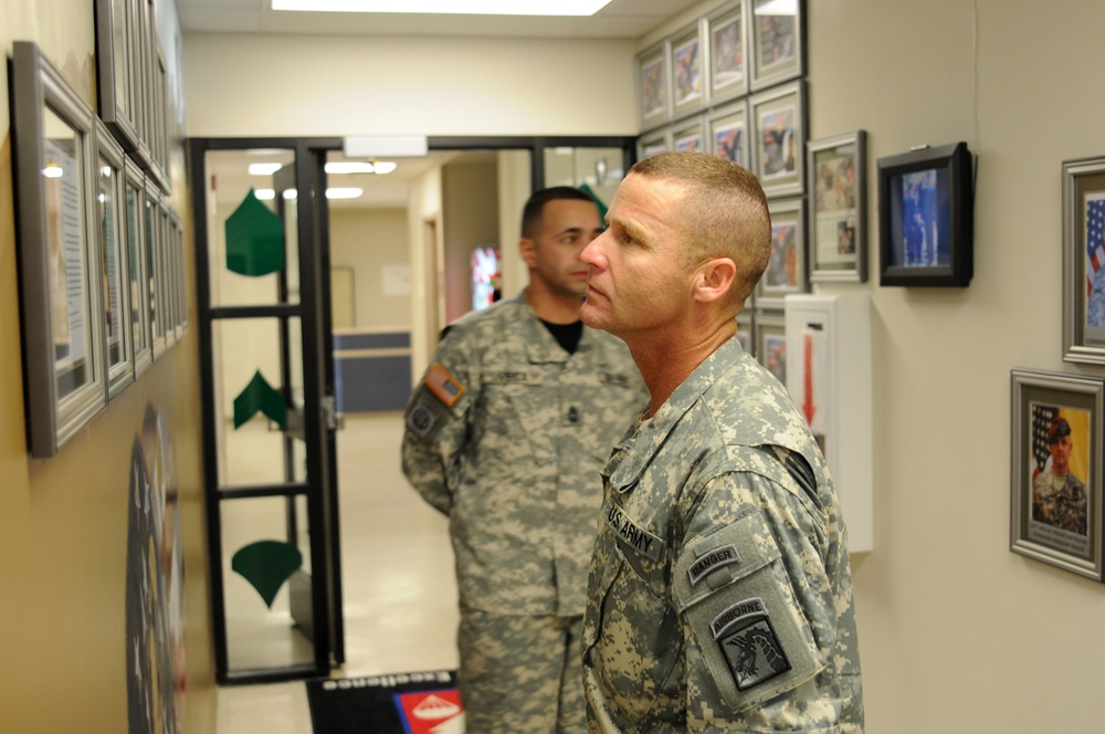 XVIII Airborne Corps CSM visits 82nd Sustainment Brigade