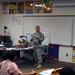 Soldiers take to local elementary, fill in for teachers