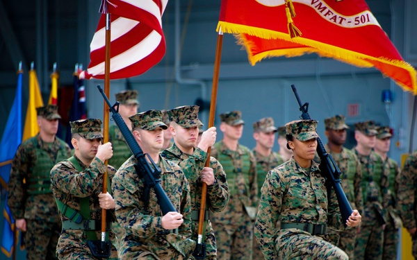 Marine F-35B squadron carries out centuries-old ceremonial heritage