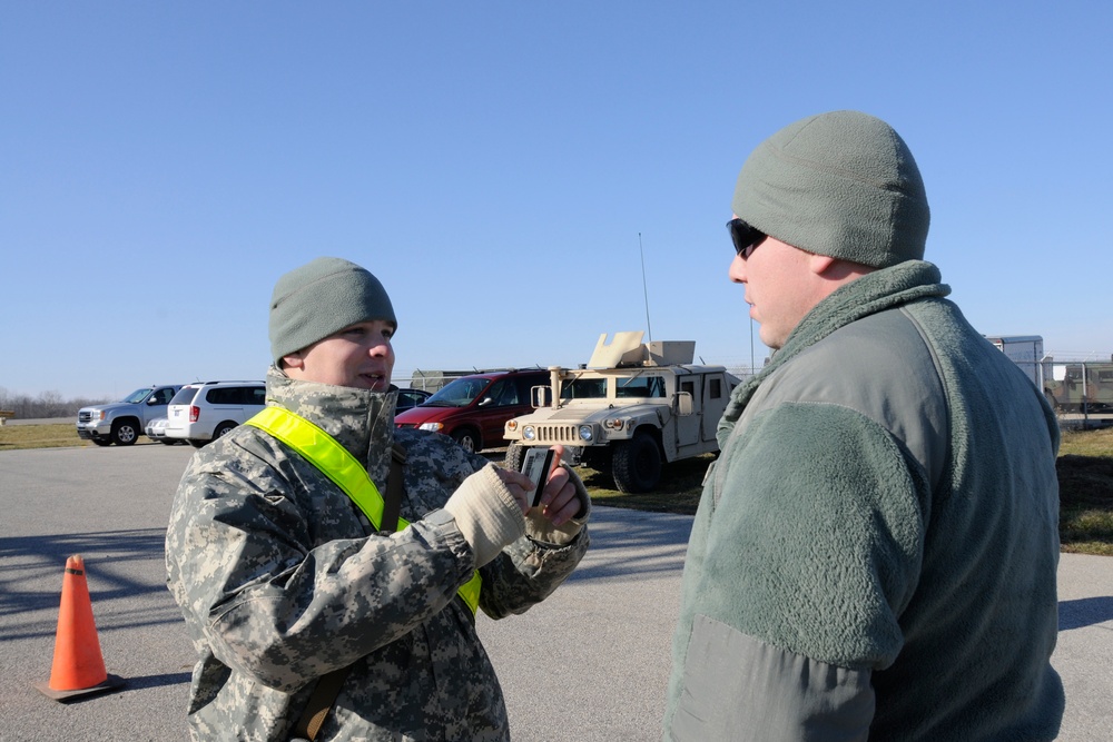 702nd Military Police Company conducts flight line security