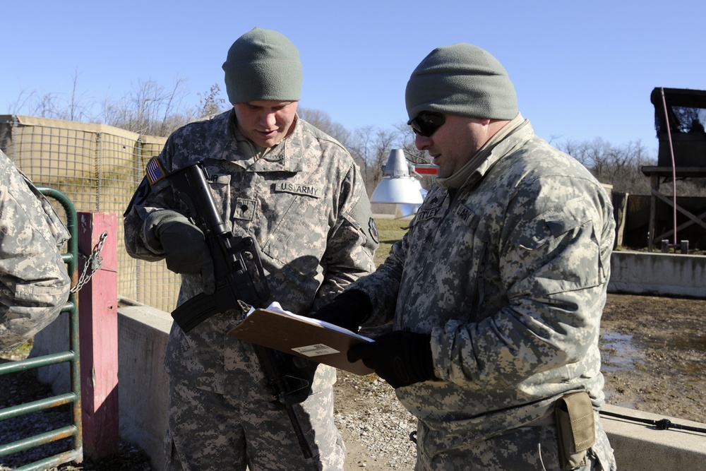 712th Military Police Company conducts base security