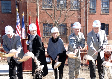 Corps, cities of Bristol break ground on flood risk reduction project