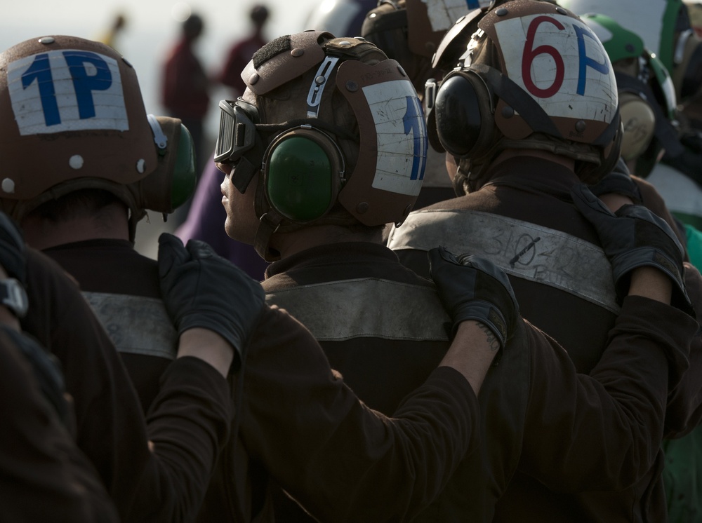 USS Carl Vinson action