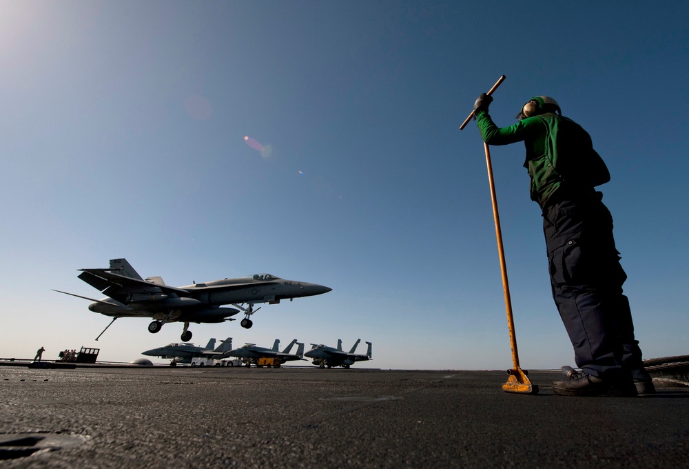 USS Carl Vinson action