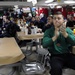 USS Carl Vinson sailors watch Super Bowl XLVI