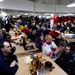 USS Carl Vinson sailors watch Super Bowl XLVI