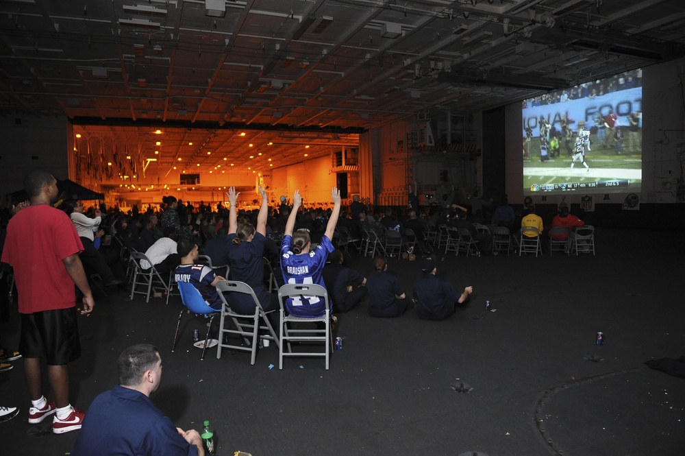 USS George H.W. Bush action